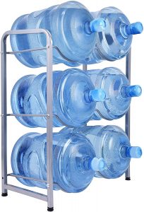 Ationgle Gallon Water Cooler and Jug Rack