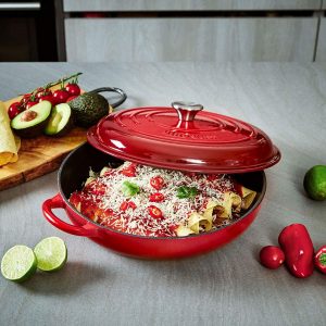Uno Casa Enameled Iron Dutch Cookware Induction and Oven ready Casserole dish 