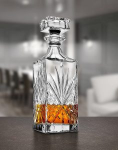  Whiskey Decanter for Scotch, Liquor, Vodka, Wine or Bourbon - Irish Cut 750ml