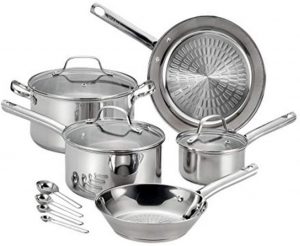 T-fal pans for ceramic hobs -Performa stainless steel cookware set