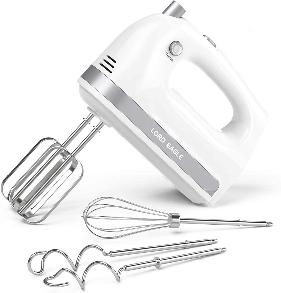 Lord Eagle light electric hand mixer for baking cake and cookie dough