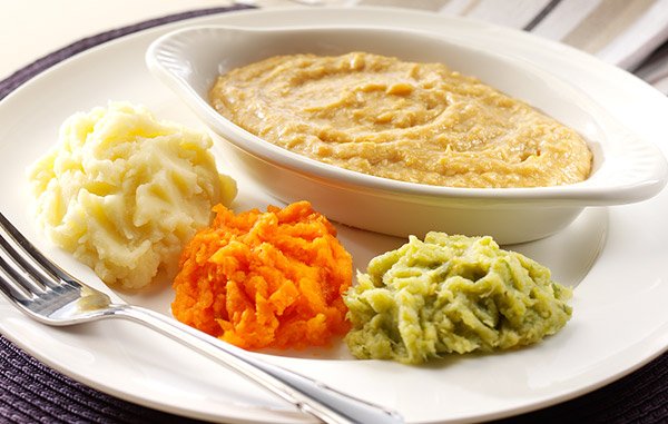 vegetable puree for dysphagia individuals