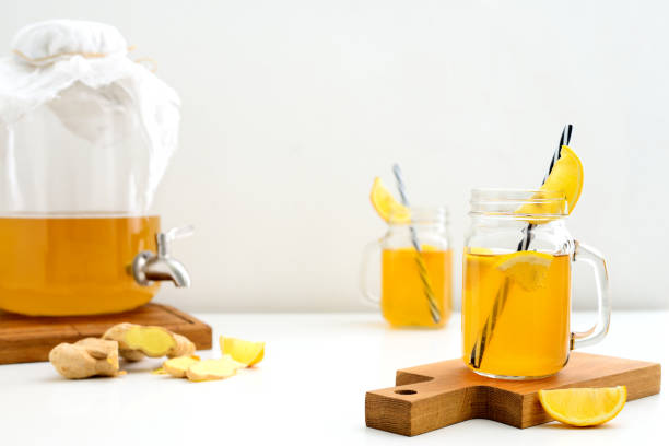 Ferment Ginger in Honey